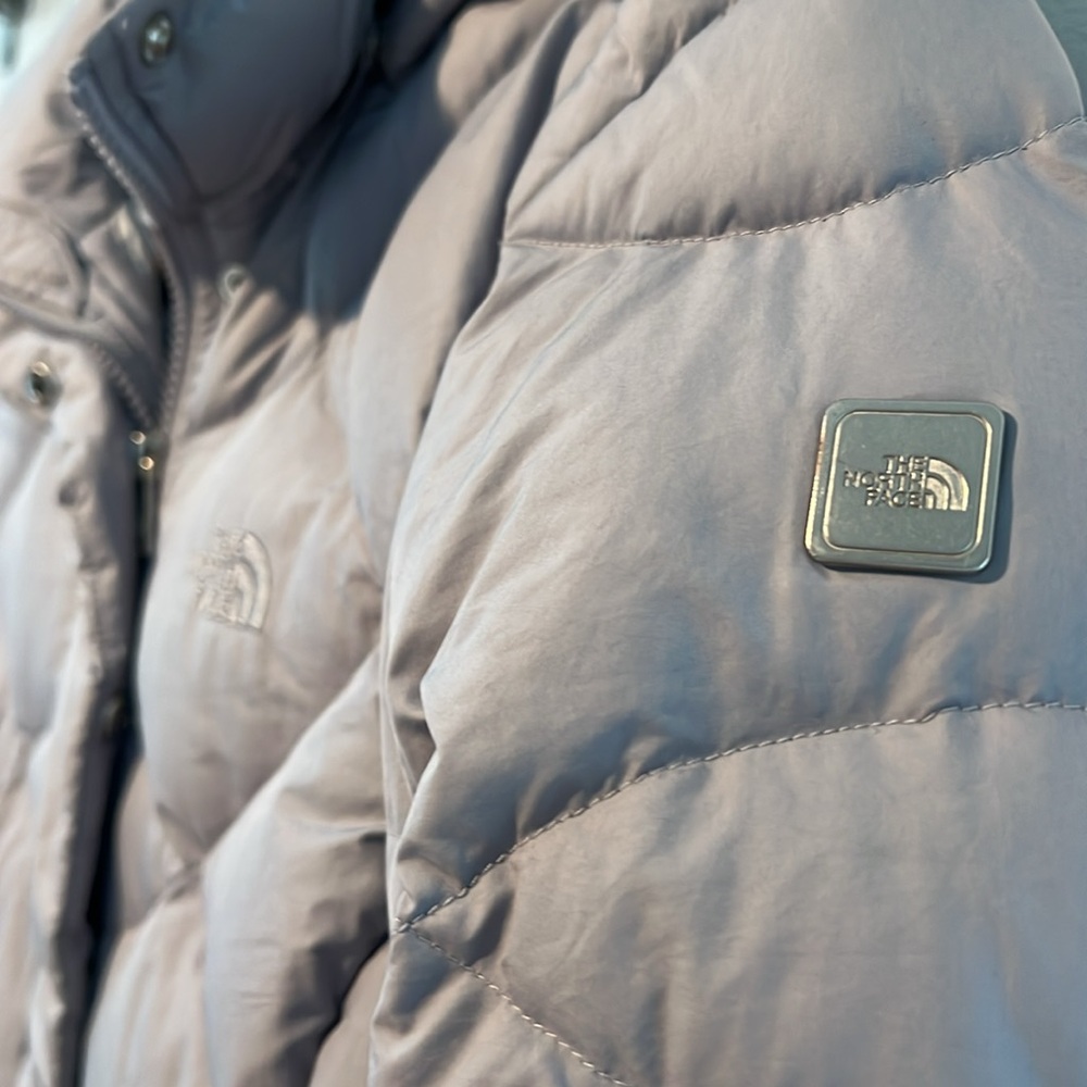 The North Face Women's Gray Quilted Winter Parka Coat XS